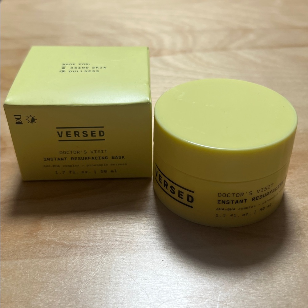 ✨NEW, UNOPENED Versed Doctors Visit Instant Resurfacing Mask*
